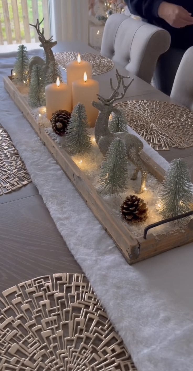 Rustic Glam Woodland Elegance Display