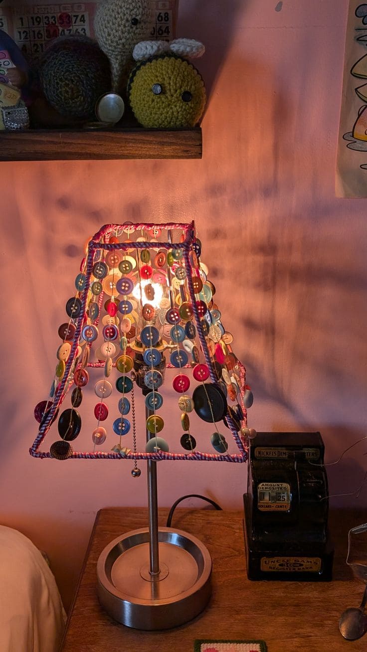 Radiant Button Lampshade