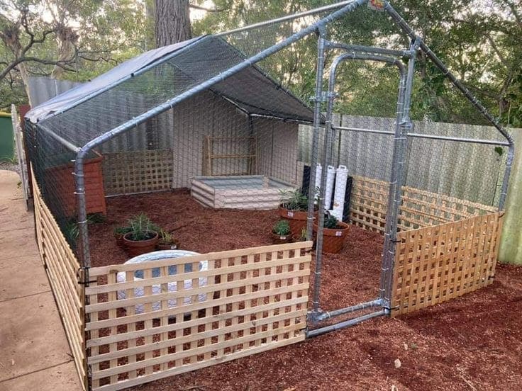 Rustic Chicken Coop with Sturdy Design