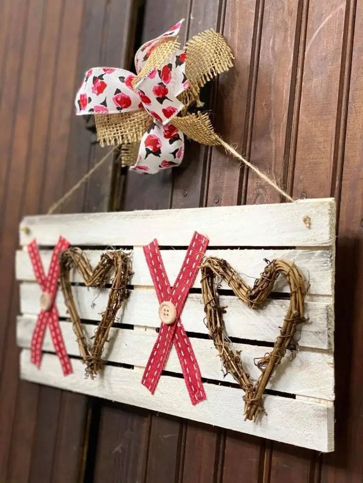 Rustic Twig Heart Wall Art