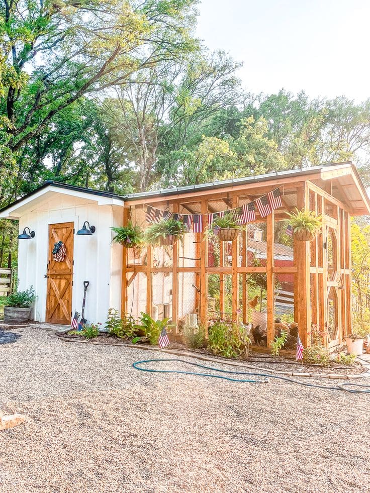 Stunning Farmhouse-Inspired Chicken Coop