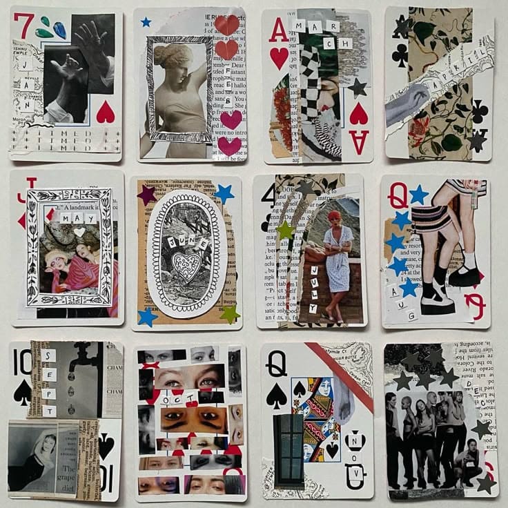 Artistic Collage Card Artistry