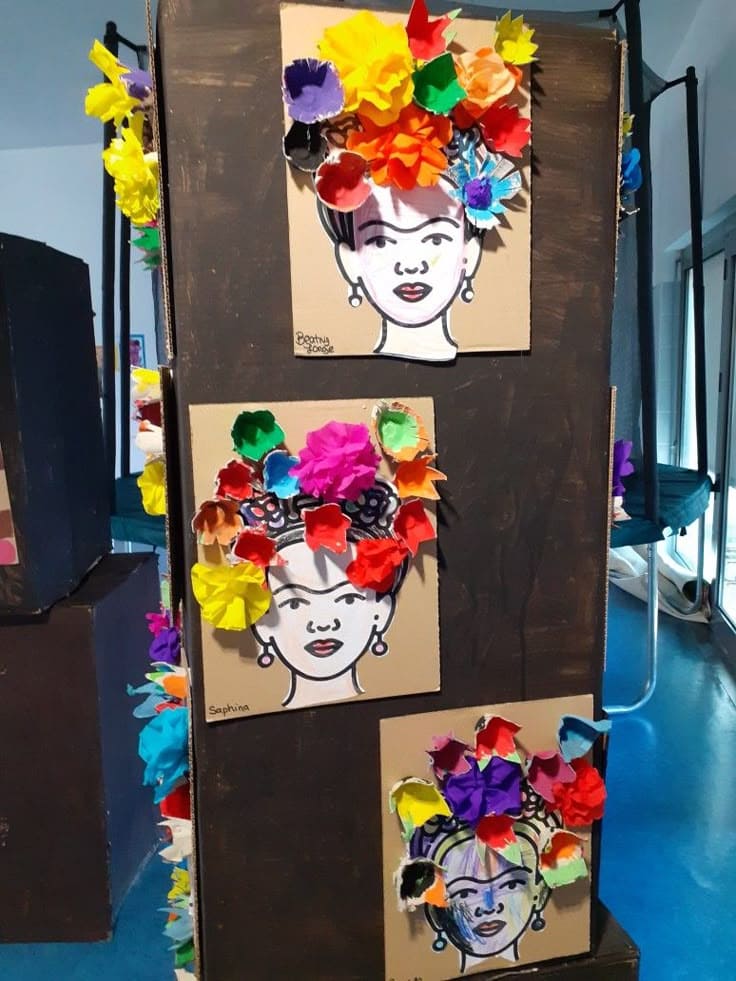 Bold and Colorful Flower Crown Portraits