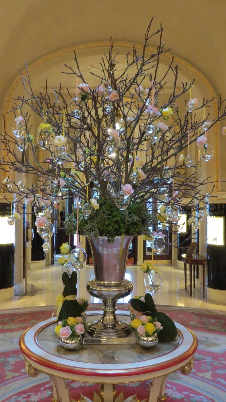 Enchanting Crystal Bloom Branch Centerpiece