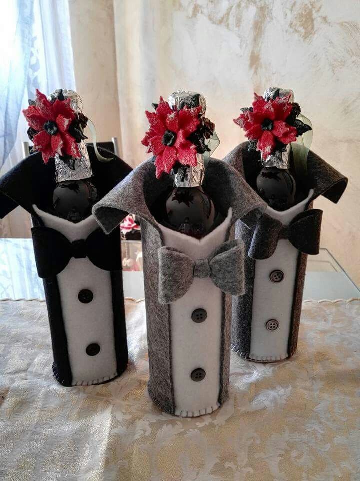 Tuxedo Wine Bottle Covers
