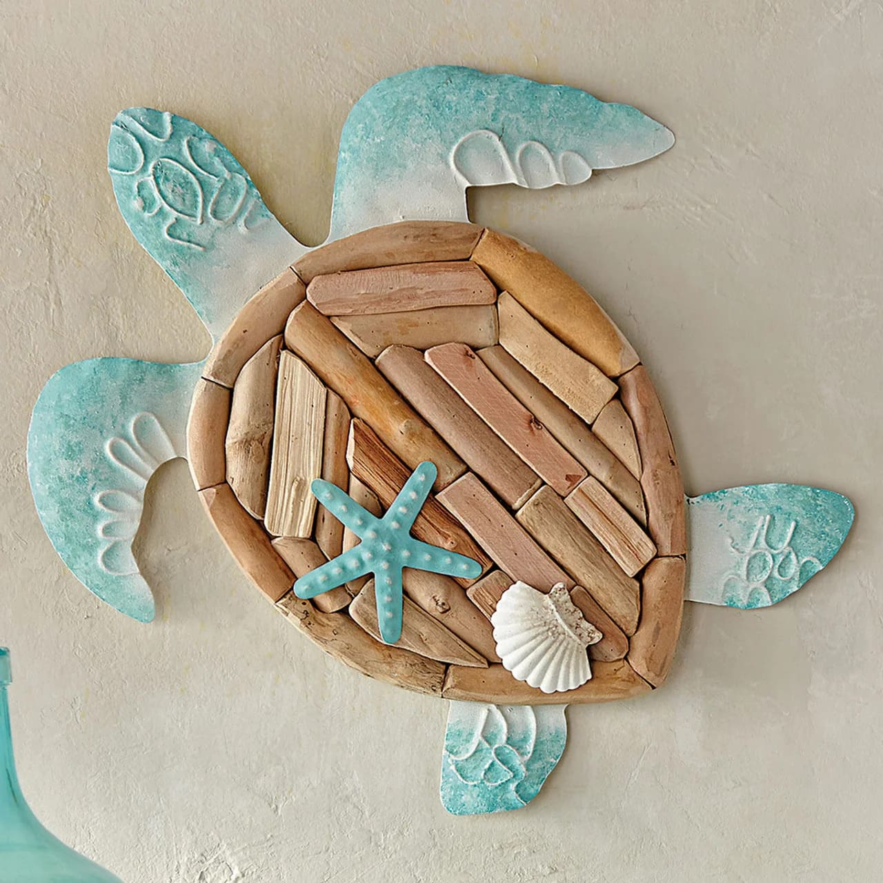 Coastal Driftwood Sea Turtle