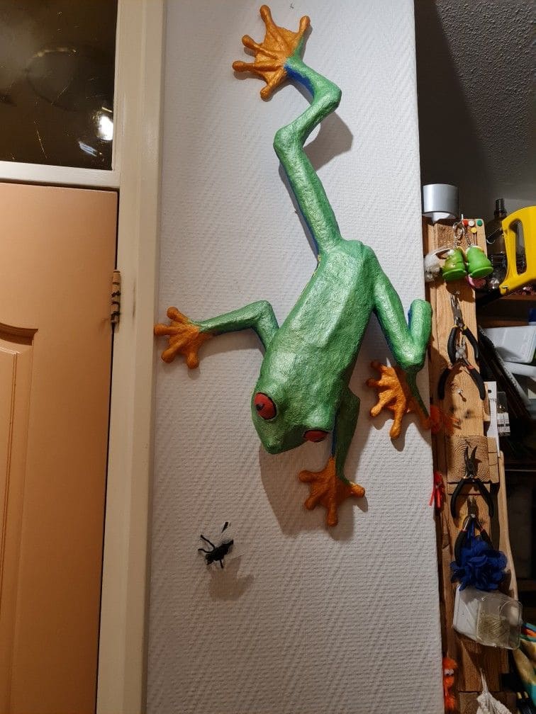 Giant Tree Frog Wall Sculpture