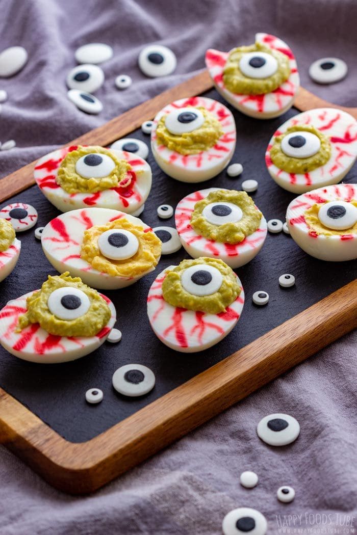 Bloodshot Eyeball Deviled Eggs