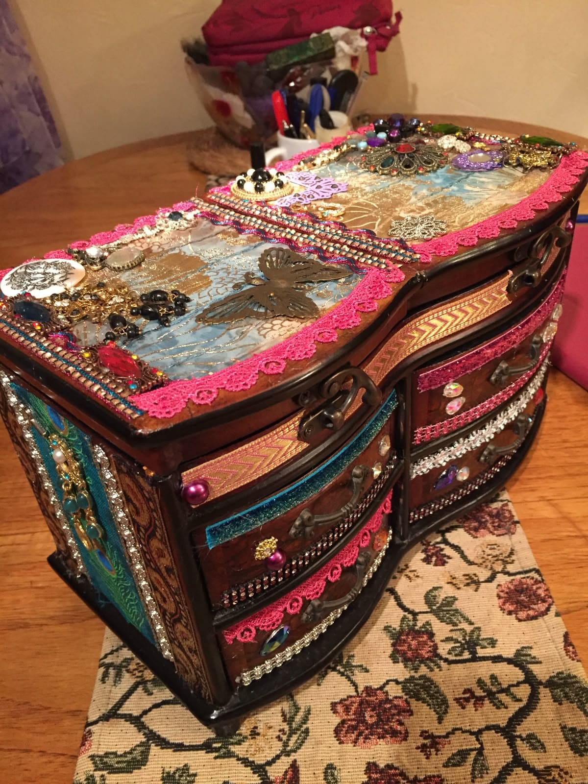 Bohemian Jewel-Box Dresser Makeover