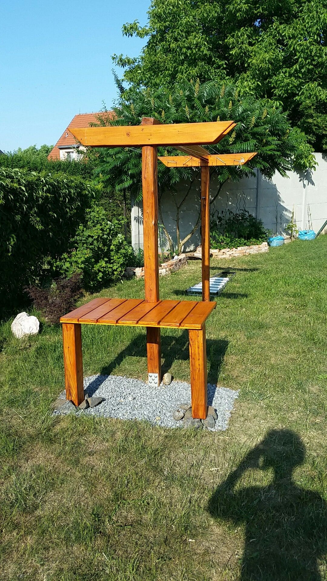 Pergola-Inspired Drying Station