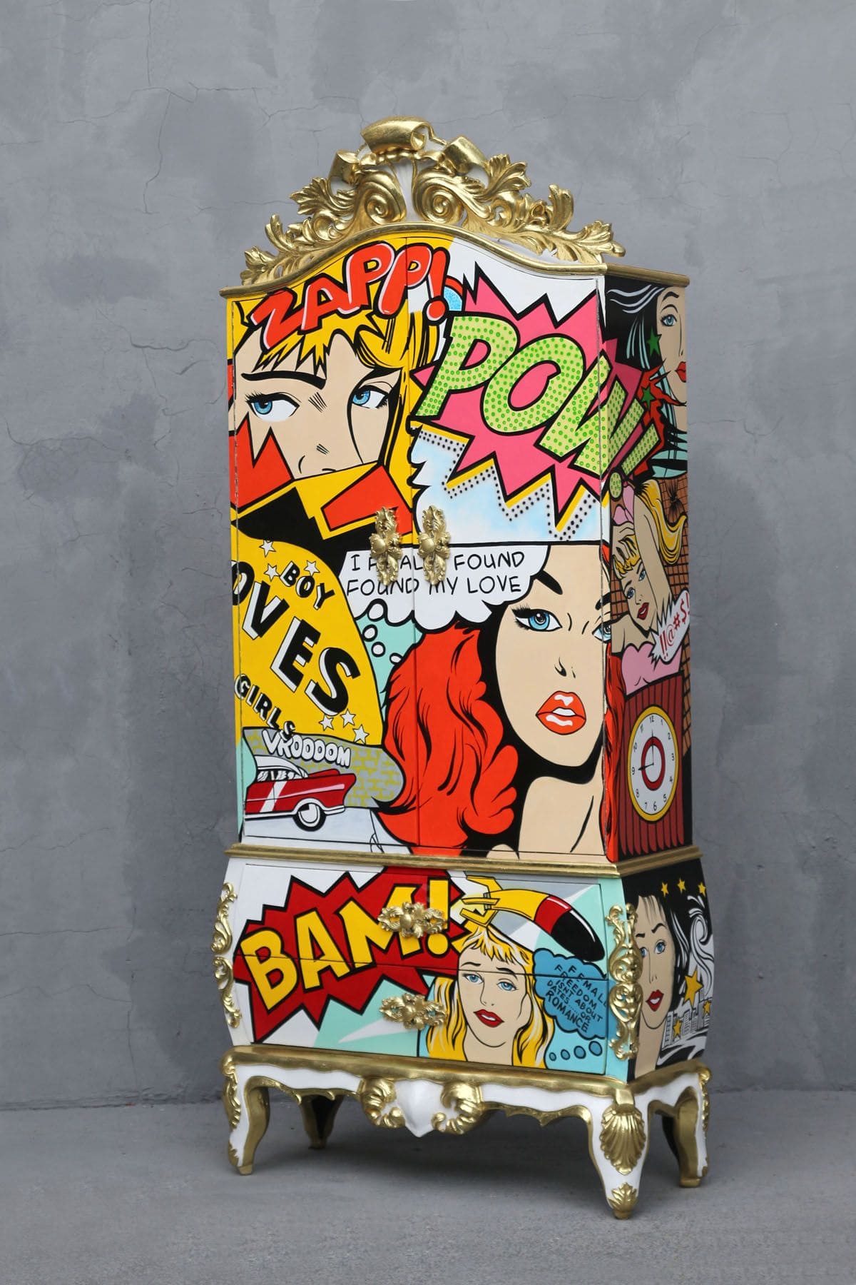 Pop Art Comic Explosion Dresser