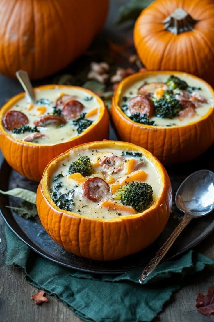 Pumpkin Cauldron Soup Bowls