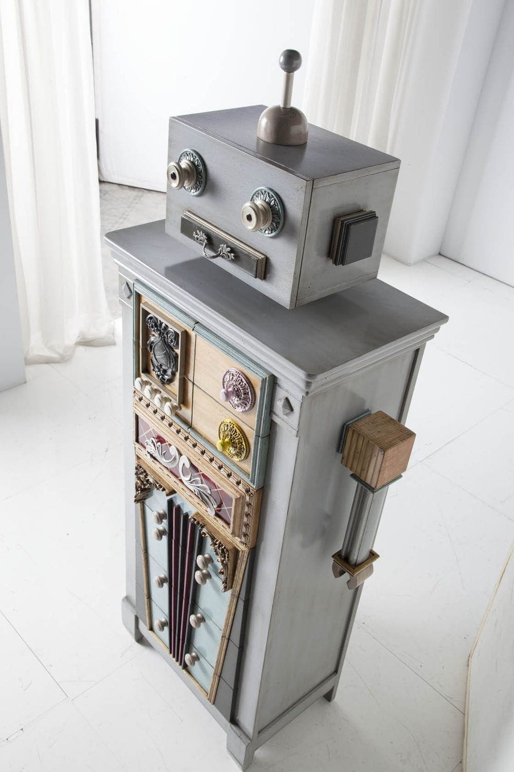 Retro Robot Dresser Makeover