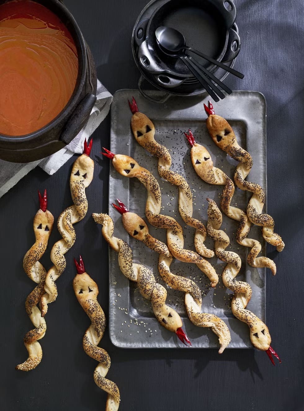 Twisted Breadstick Snakes