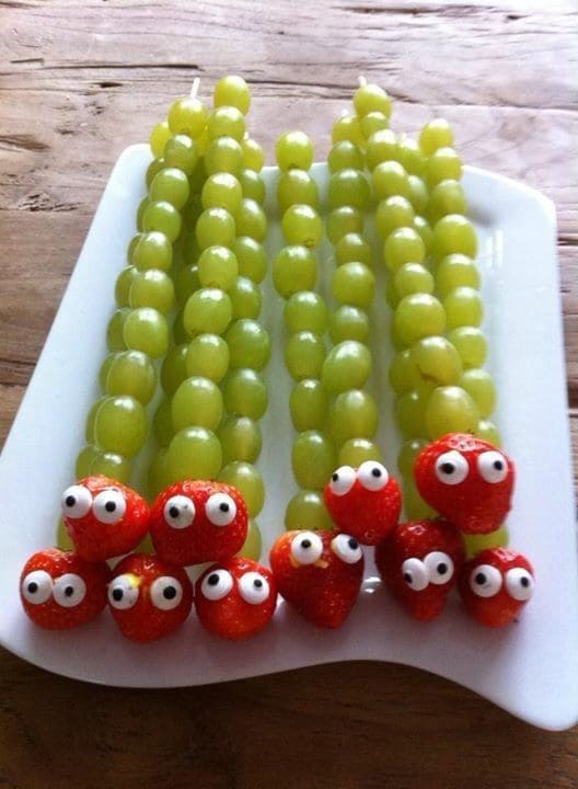 Creepy Crawly Fruit Kabobs