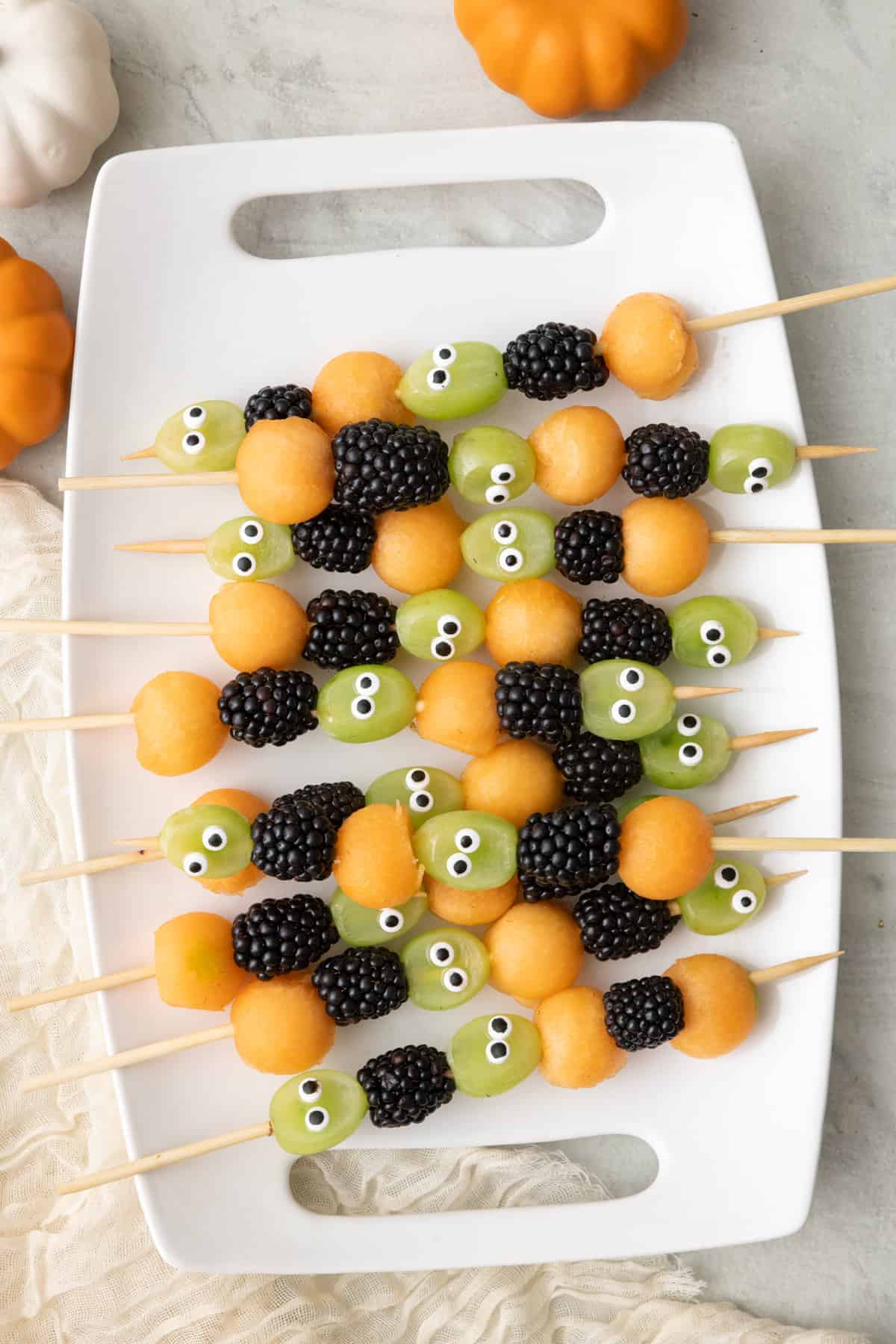 Monster Fruit Kabob Skewers
