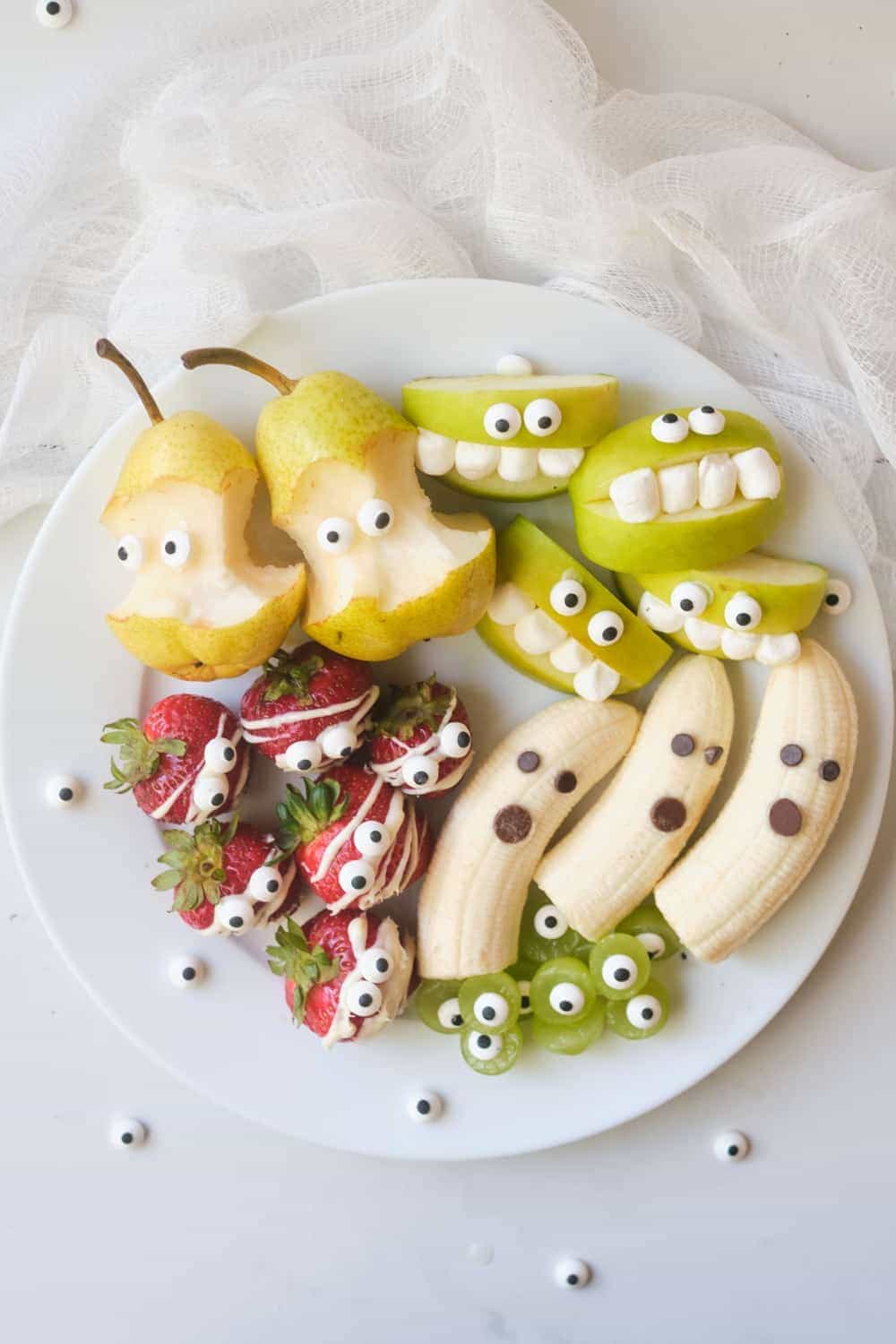 Monster Fruit Platter for Halloween