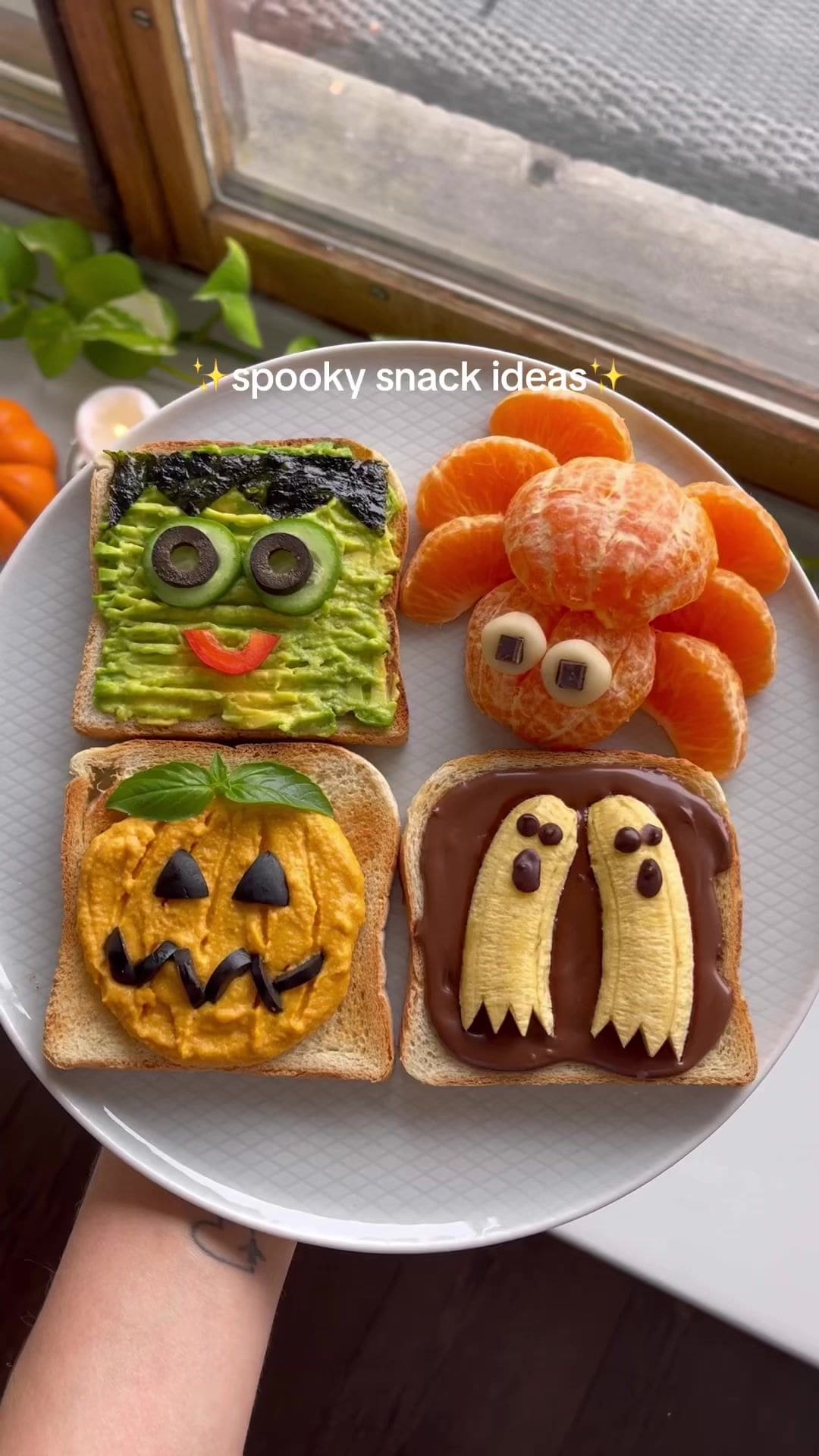 Spooky Toast Snack Platter
