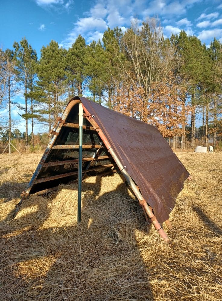 DIY A-Frame Goat Shelter