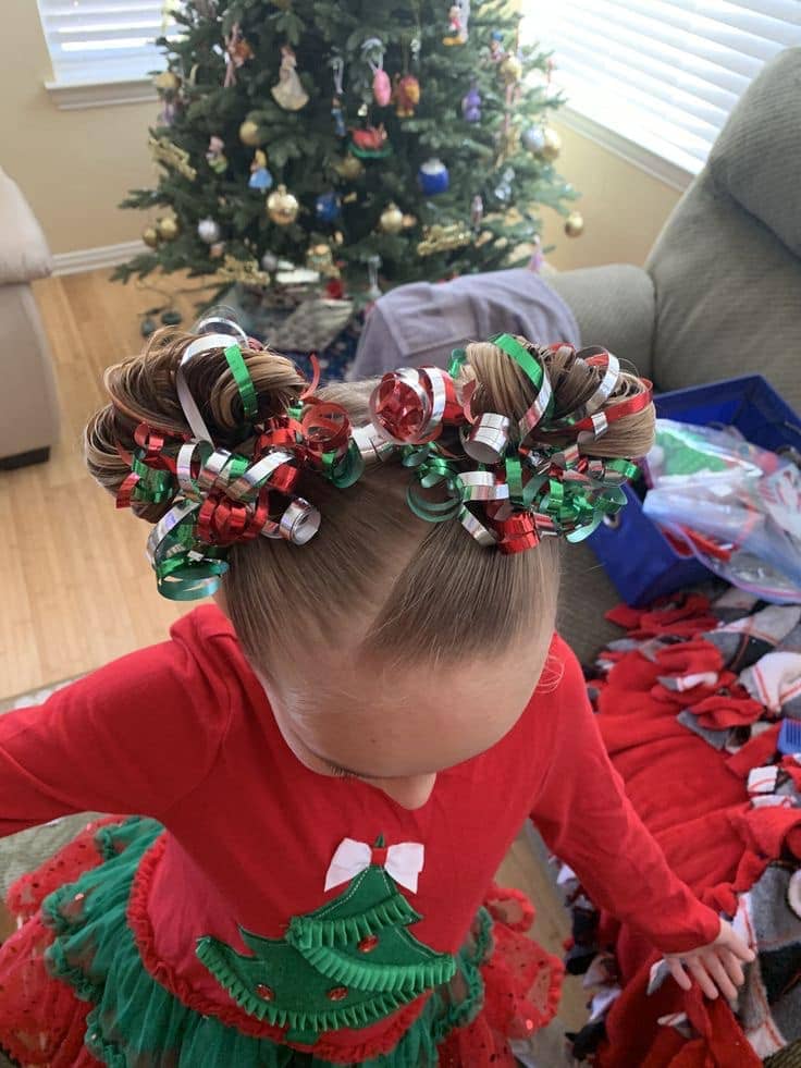 Holiday Gift Bow Buns