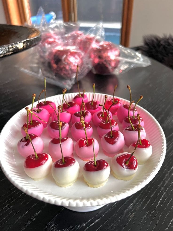 Ombre Chocolate Cherries