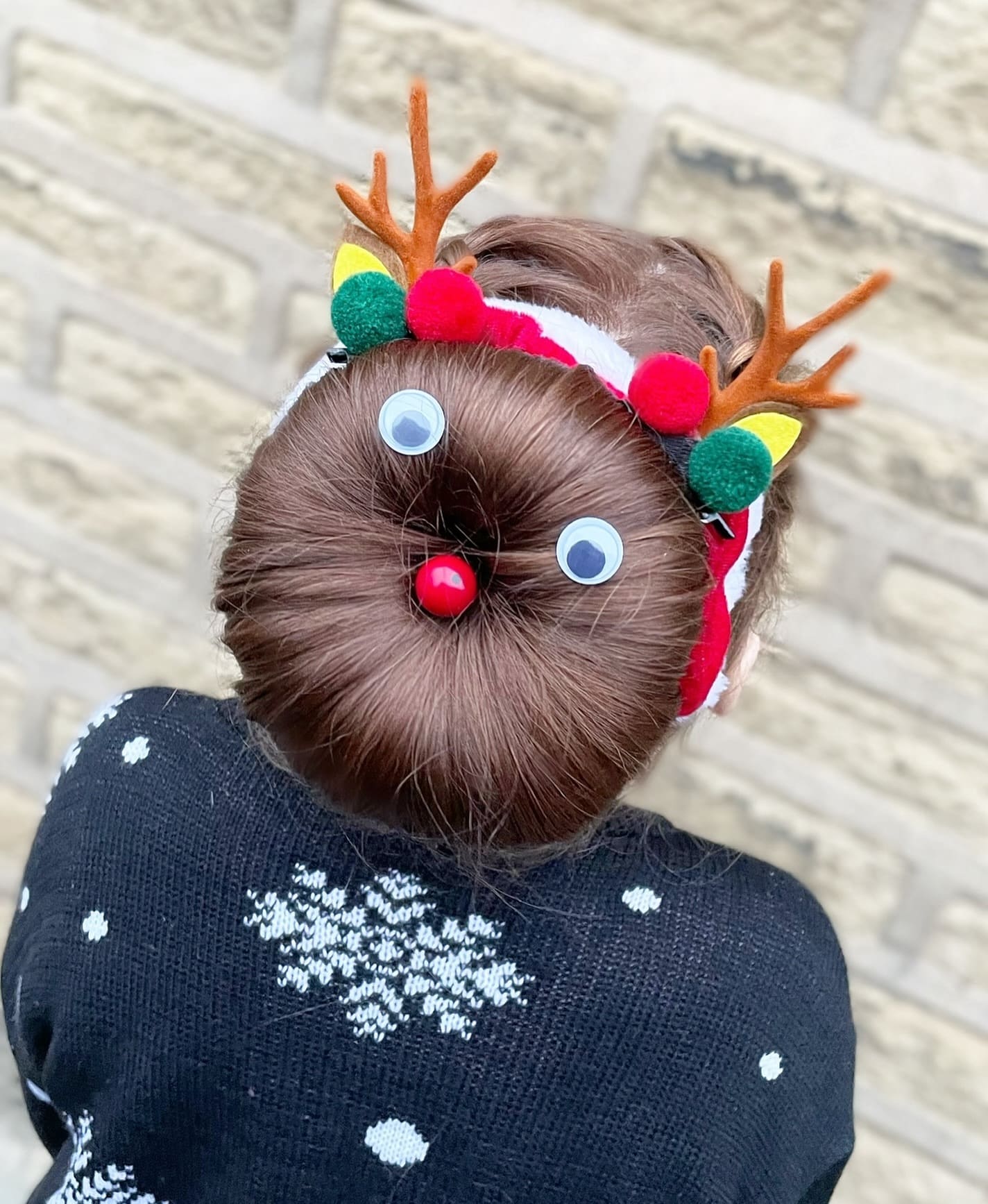 Rudolph Bun Hairstyle