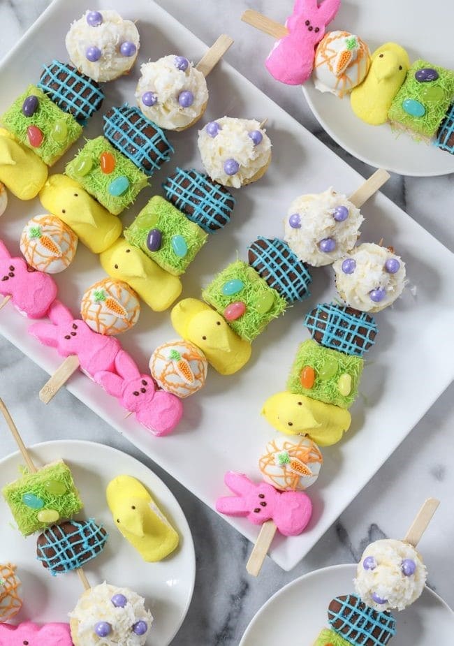Easter Candy Skewer Delights