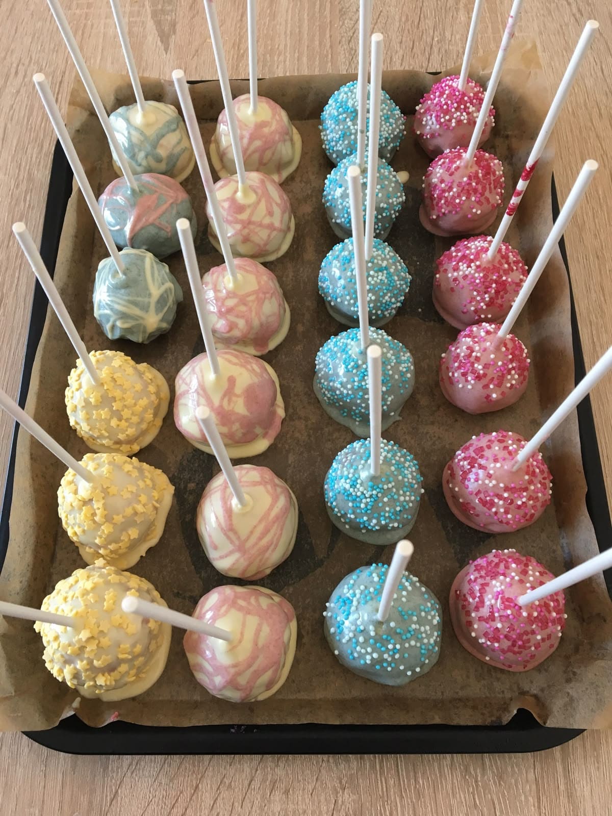 Pastel Easter Cake Pop Assortment