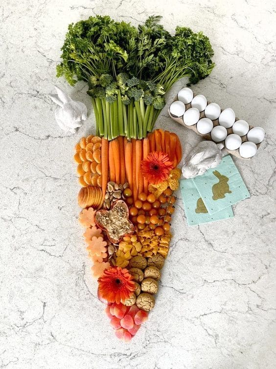 The Bunny Garden Veggie Board